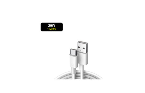 20W 1M WHITE Type- C Phone Cable Charge Cable USB Phone mobile Fast Charge