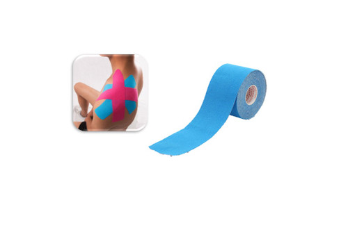 Blue 5cm Mcolics Adhesive Muscle Bandage Athletic Elastic Kinesiology Tape