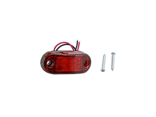 12V 24V Red Side Marker Lamp Warning Light Indicator Lights Truck