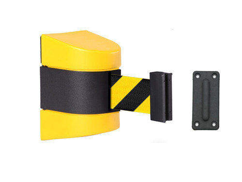 10m Wall Mount Retractable Barrier Belt Crowd Control Line Dividers Queue