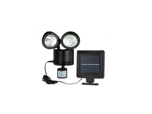 22 LED TWIN HEAD Solar PIR Motion Sensor Light Waterproof Light Security