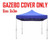 BLUE 800D 3x3 Gazebo Roof Cover Outdoor Garden Marquee Waterproof Tent