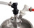 Mini Keg Beer Dispenser Beer Growler Spear Tap Dispenser Adapter Gas Liquid