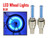 BLUE 2 x Bike LED Wheel Lights Tyre Valve Cap Valve Lamp Valve Core Light