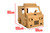 AMBULANCE CAR HOUSE Corrugated cardboard house playhouse play tent