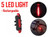 5 LED USB Rechargeable Bike Tail Light Bicycle Safety Cycling Warning Rear