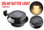 BLACK WARM LIGHT Solar LED Gutter Light Fence Wall Garden COOL DAYLIGHT