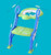 PINK Kids Toilet Training Seat With Safety Stair Children Potty Training