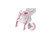PINK Kids Toilet Training Seat With Safety Stair Children Potty Training