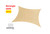 2x3m Sun Shade Sail Garden Patio Sunscreen Awning Canopy Screen UV Block
