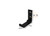 BLACK Aluminium L Shape Wall Hook Thickness Heavy Duty