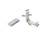 SILVER  Aluminium L Shape Wall Hook Thickness Heavy Duty