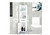 TALL Corner Storage Shelf Bathroom Cabinet Toilet Vanity Organizer Holder