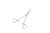 12.5CM CURVE Stainless Fish Hook Remover Hemostatic clamp Lockable Scissors