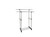 DOUBLE Stainless Steel Adjustable Extendable Cloth Rack Hanger Garment Coat