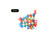 178pcs Magnetic Tube Tiles Kids Magnet Toys STEM Construction Building Set