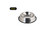 19.5cm Pet Bowl Non Slip Stainless Pets Feeder Bowl and Water Bowl