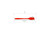 20cm Silicone Brush Resistant Flexible Spatula Seamless Non-stick Rubber