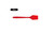 20cm Silicone Brush Resistant Flexible Spatula Seamless Non-stick Rubber
