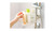 WHITE  Faucet Tap Sponge Holder Kitchen Storage Basket Brush Organize Caddy