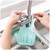 BLUE Kitchen Bathroom Sink Storage Basket Sponge Brush Organize Holder