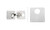 #PTN LARGE Cabinet Hinge Repair Plate Hinge Repair Brackets Cupboard Door