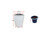 WHITE 15cm Self Watering Planter Flower Pot Box Herb Succulents Flowers