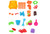 RECTANGLE Kids Child Outdoor Sand Water Table Play Set Toys Beach Sandpit A2005