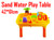 RECTANGLE Kids Child Outdoor Sand Water Table Play Set Toys Beach Sandpit A2005