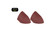 10pcs 60# Grit Triangular Sandpaper Sand Paper Multitool Sanding Paper