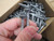 100pcs 12G x 55mm Roofing Screw Galvanised Hex Head Seal Metal