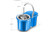 BLUE 360 Spin Mop + Bucket Set Magic Mop Rotate Spinning Microfiber A4558
