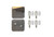 4pcs Shelf Support Screws Shelf Pegs Pins Wardrobe Support Non-Slip Cover