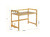 Microwave Oven Holder Freestanding Kitchen Storage Shelves Hooks Bamboo