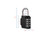 BLACK 4 digit Padlock Pad Lock Security Safe Combination Luggage Code A6108