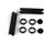 1pair Black Bike Rubber Grips Handlebar Antislip Bicycle Plugs Bike Grips