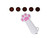 Indoor Cat Laser Interactive Toy Red Pointer Chaser Adjustable Patterns