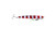 80g Red White Lead Fish Vertical Jigs Bait Jig Fishing Lure Fishing Jigging