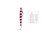 80g Red White Lead Fish Vertical Jigs Bait Jig Fishing Lure Fishing Jigging