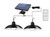 Dual Pendant Solar Light Ceiling Light LED Rechargeable Outdoor Remote Dual Pendant Solar Light Ceiling Light LED Rechargeable Outdoor Remote