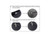 4pcs Black ﻿Zipper Pulls Sliders Repair Tabs Backpacks Luggage Jackets Coat
