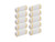 10pcs 4inch 10cm Mini Paint Roller Cover Microfiber Nap