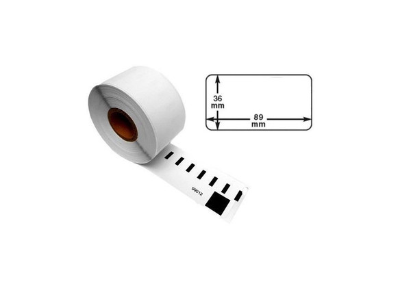 99012 Dymo Compatible Labels Label Writer 36X89mm 260/Roll Direct Thermal