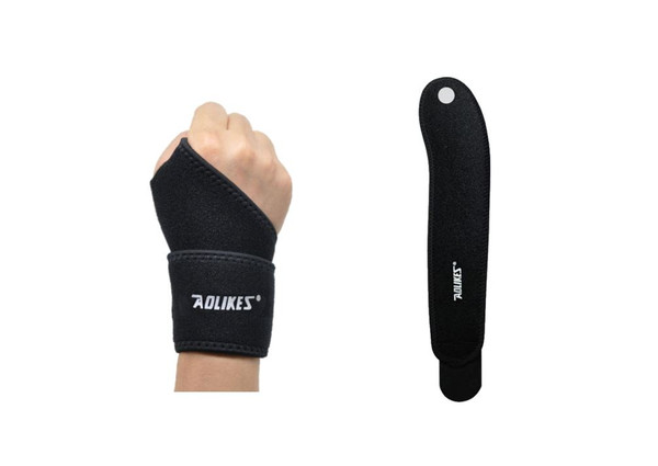 Wrist Wrap Band + Thumb Loops Support Braces Gym Sports Protect Breathable A2934
