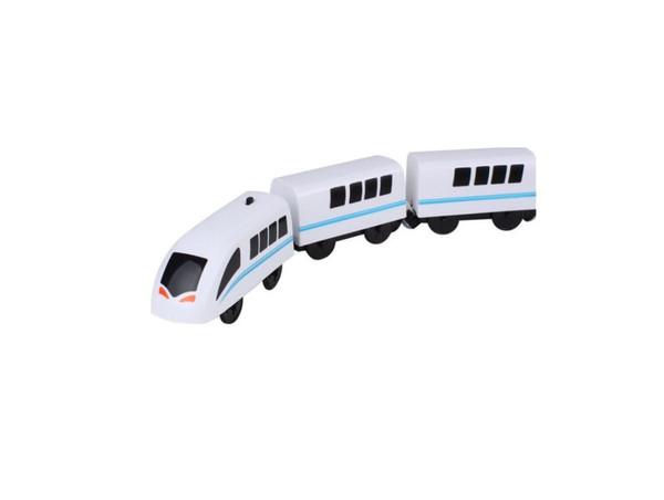 WHITE 3pcs Train Set Battery Operated Compatible Thomas Railway Train Toys WHITE 3pcs Train Set Battery Operated Compatible Thomas Railway Train Toys