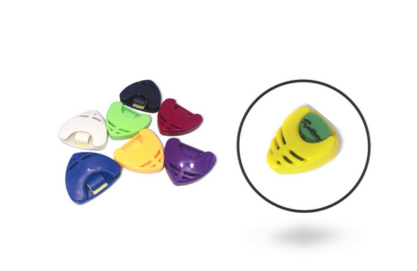 Guitar Pick Plectrum Holder Case Electric Guitar Bass Ukulele Stick-on