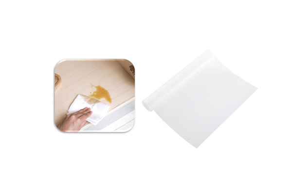 CLEAR 30*150cm Cabinet Drawer Liner Mat Table Non-Slip Waterproof Sheet
