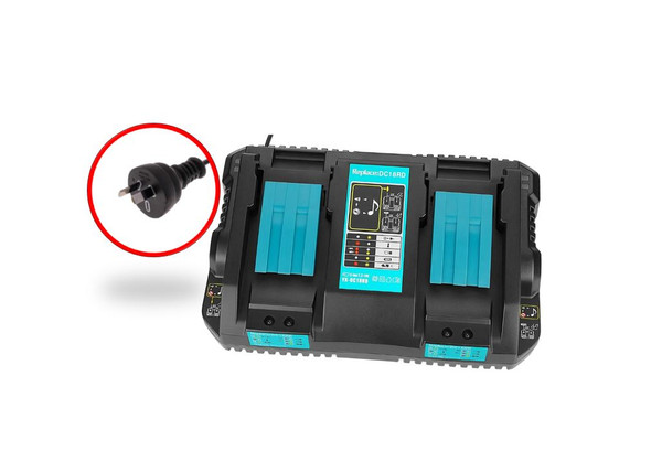 Compatible Makita  7.2V-18V Dua Battery Charger Replace Makita