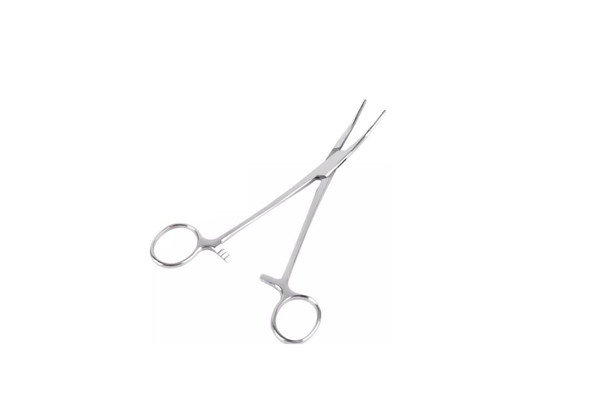 12.5CM CURVE Stainless Fish Hook Remover Hemostatic clamp Lockable Scissors