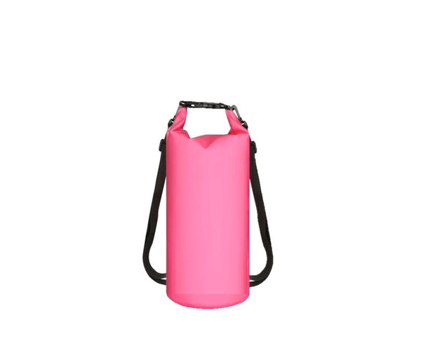 PINK 10L Waterproof Dry Bags Portable Barrel Shaped Heavy Duty
